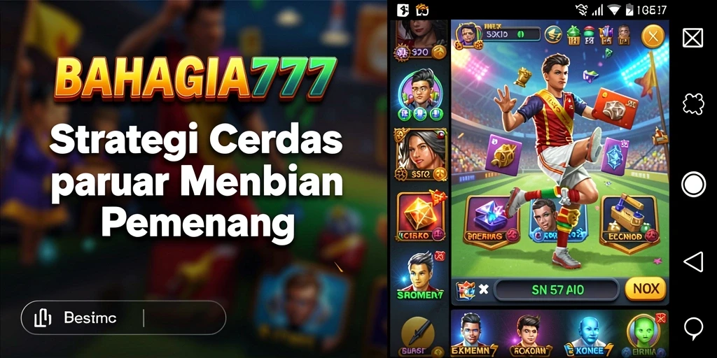 Tampilan menarik dari gameplay strategis BAHAGIA777.