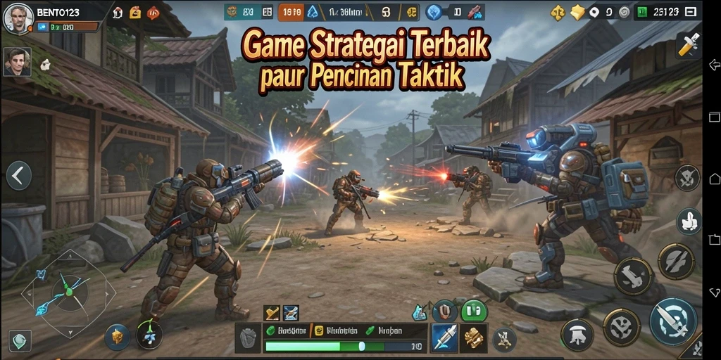 Tangkapan layar gameplay BENTO123 menunjukkan strategi dan taktik yang mendebarkan.