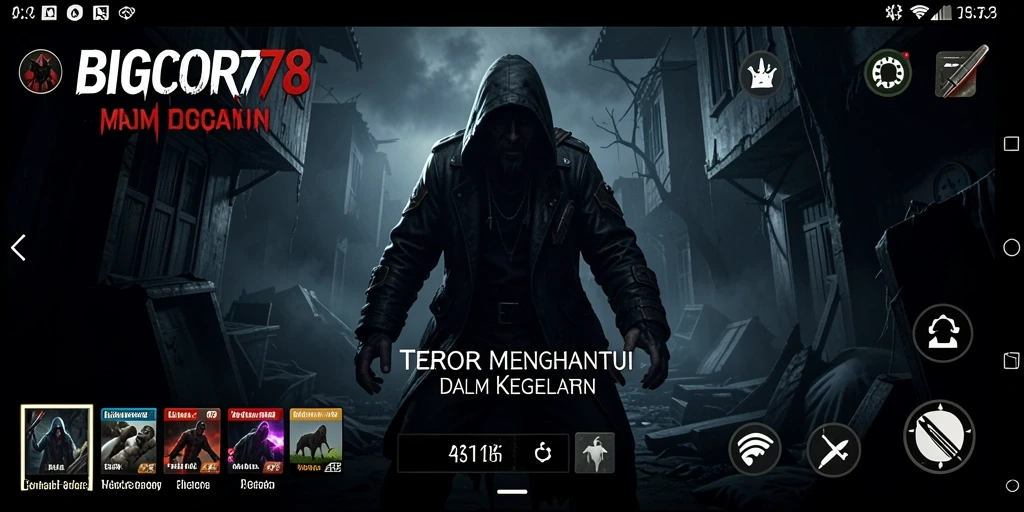 Screenshot utama gameplay BIGCOR78 menampilkan momen menegangkan.