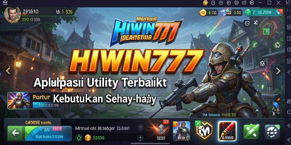 Tampilan antarmuka HIWIN777 yang intuitif dan mudah digunakan.