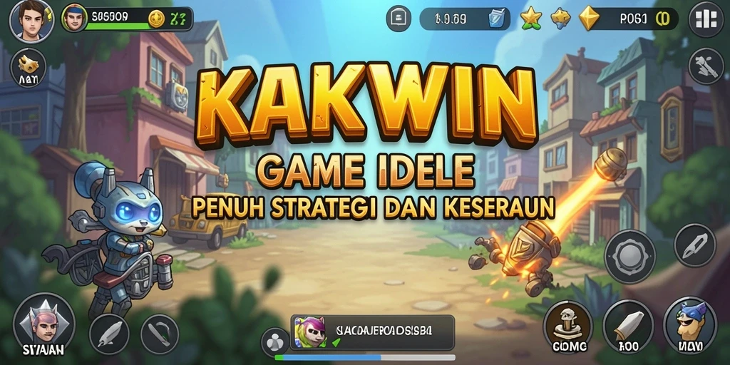Tampilan gameplay KAKWIN yang menarik dan interaktif.