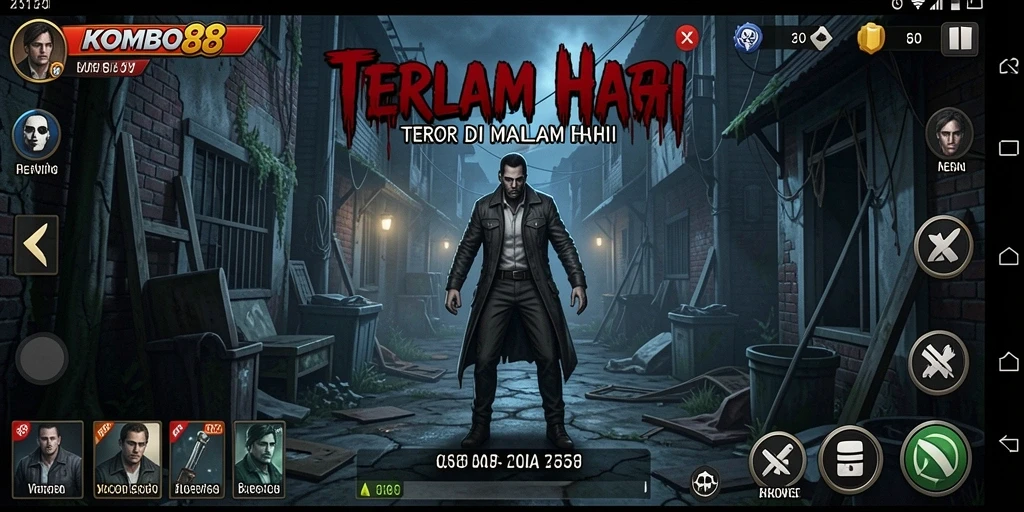 Gameplay mencekam KOMBO88 yang membuat jantung berdebar.