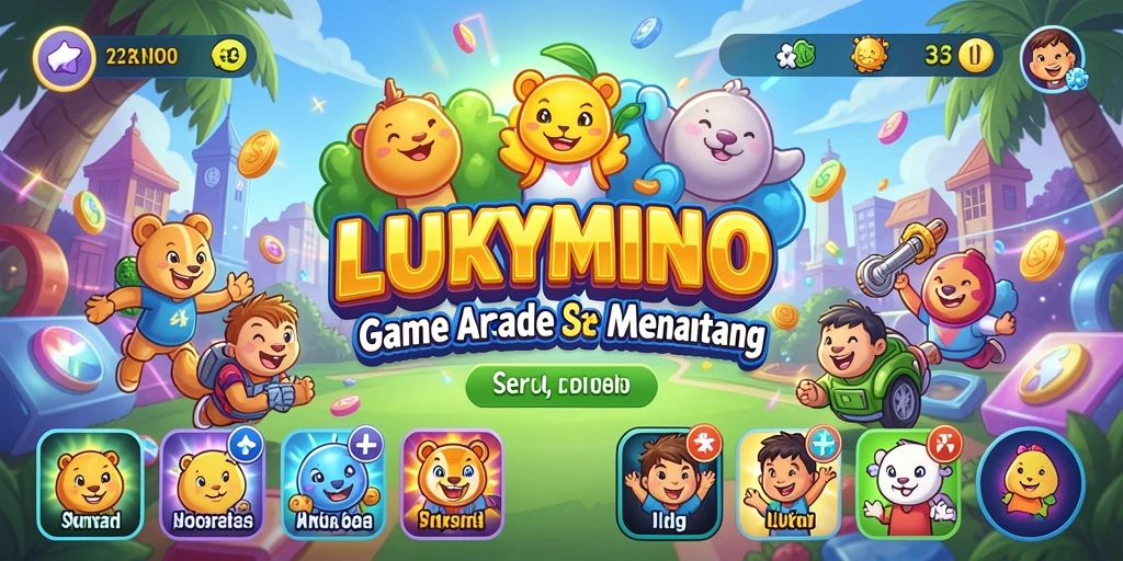 Tampilan gameplay seru dari LUKYMINO yang menarik perhatian.
