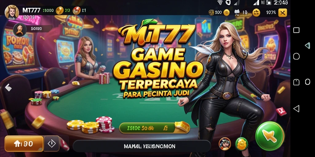Tangkapan layar gameplay MT777 yang menampilkan keseruan permainan Kasino.