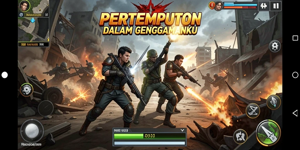 Gameplay seru N06 dengan pertarungan intens dalam pertempuran TPS.