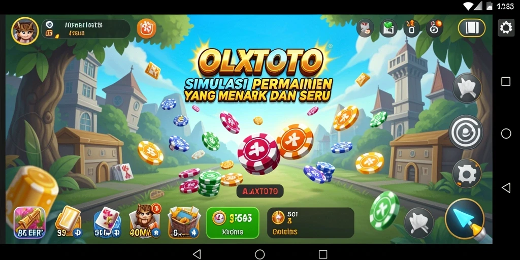 Screenshot utama OLXTOTO menunjukkan gameplay menarik yang menguji strategi pemain.