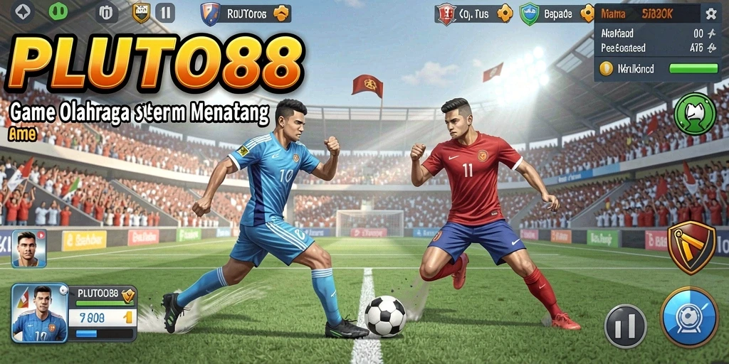 Tampilan gameplay seru dari PLUTO88 dengan berbagai cabang olahraga.