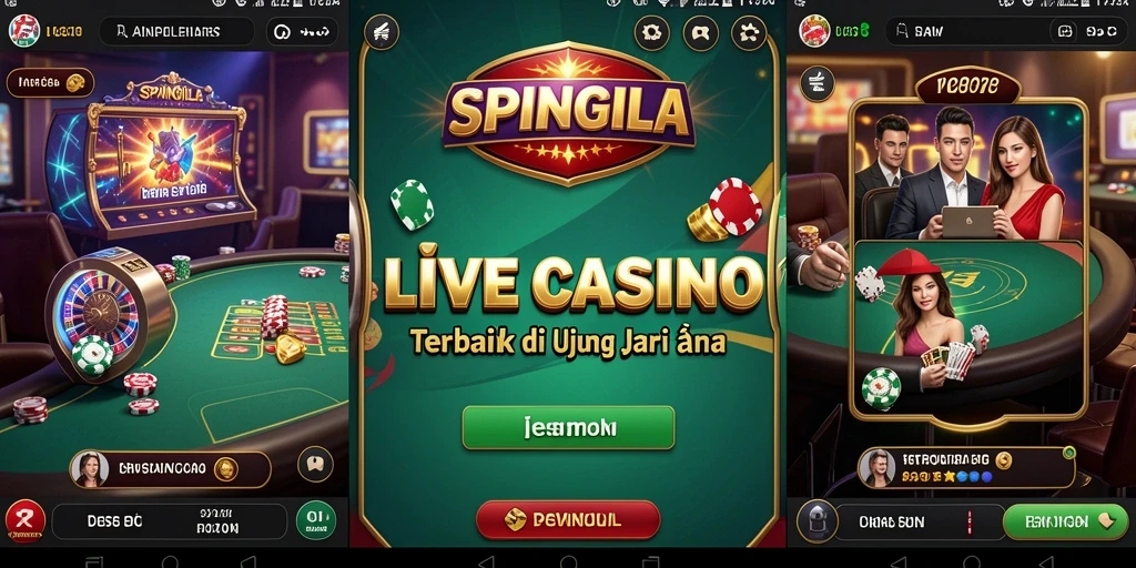 Tampilan gameplay SPINGILA yang memukau dan interaktif.