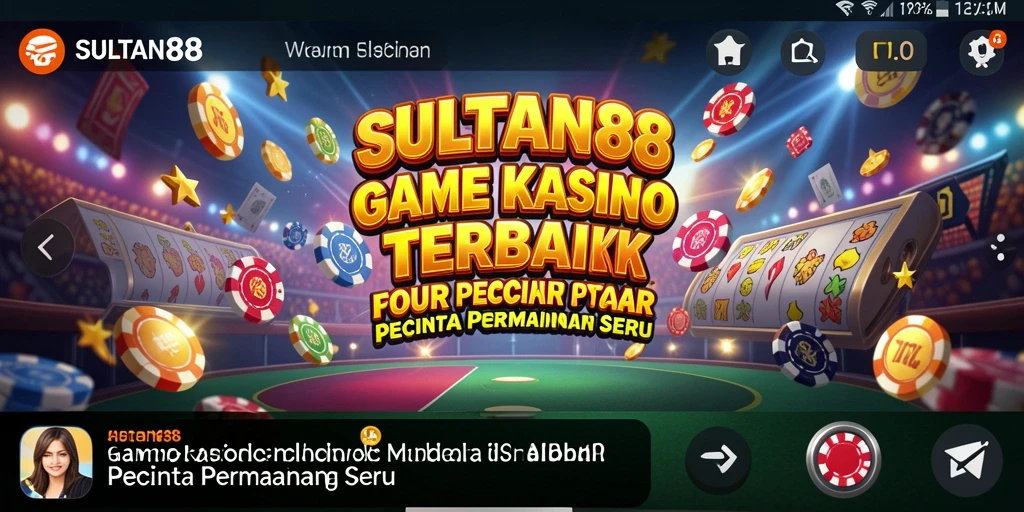 Tampilan menarik dari SULTAN88 yang menampilkan gameplay Kasino.
