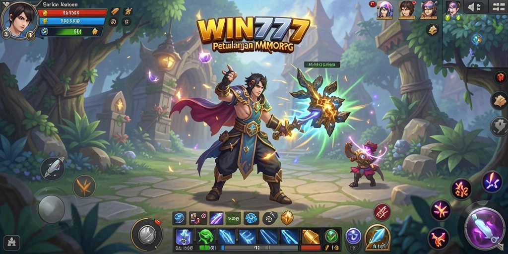 Tampilan gameplay epik dalam dunia WIN777.